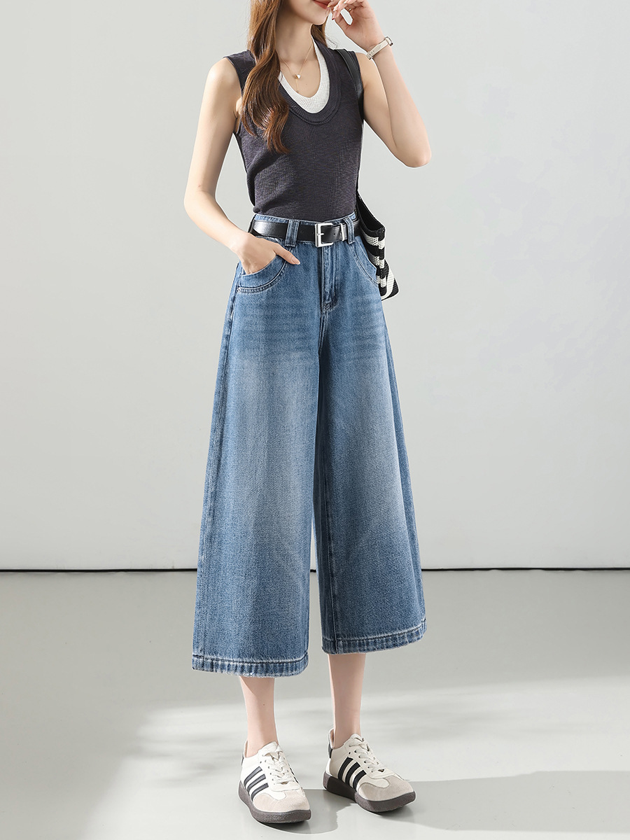 Cropped Straight-Leg Jeans - Image 8
