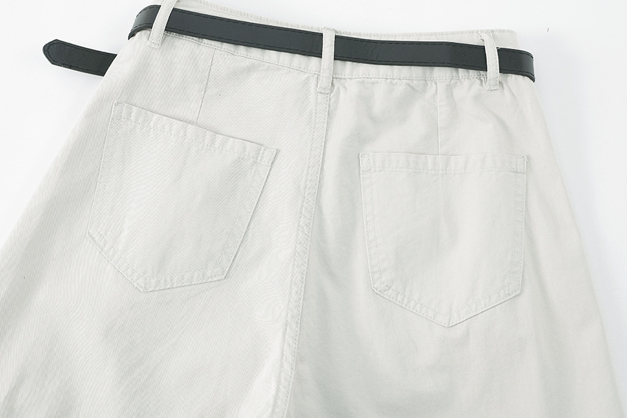 Summer 2026 New Machete Cargo Jeans Ninth Pants Wide Leg Pants - Image 9