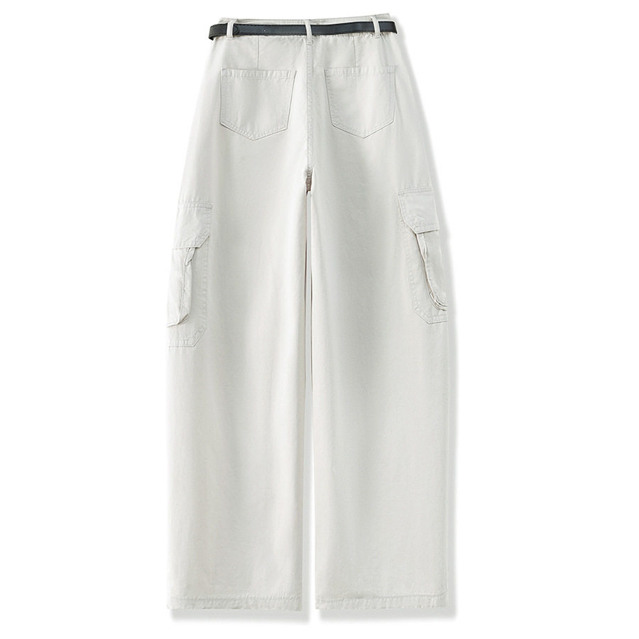 Summer 2026 New Machete Cargo Jeans Ninth Pants Wide Leg Pants - Image 4