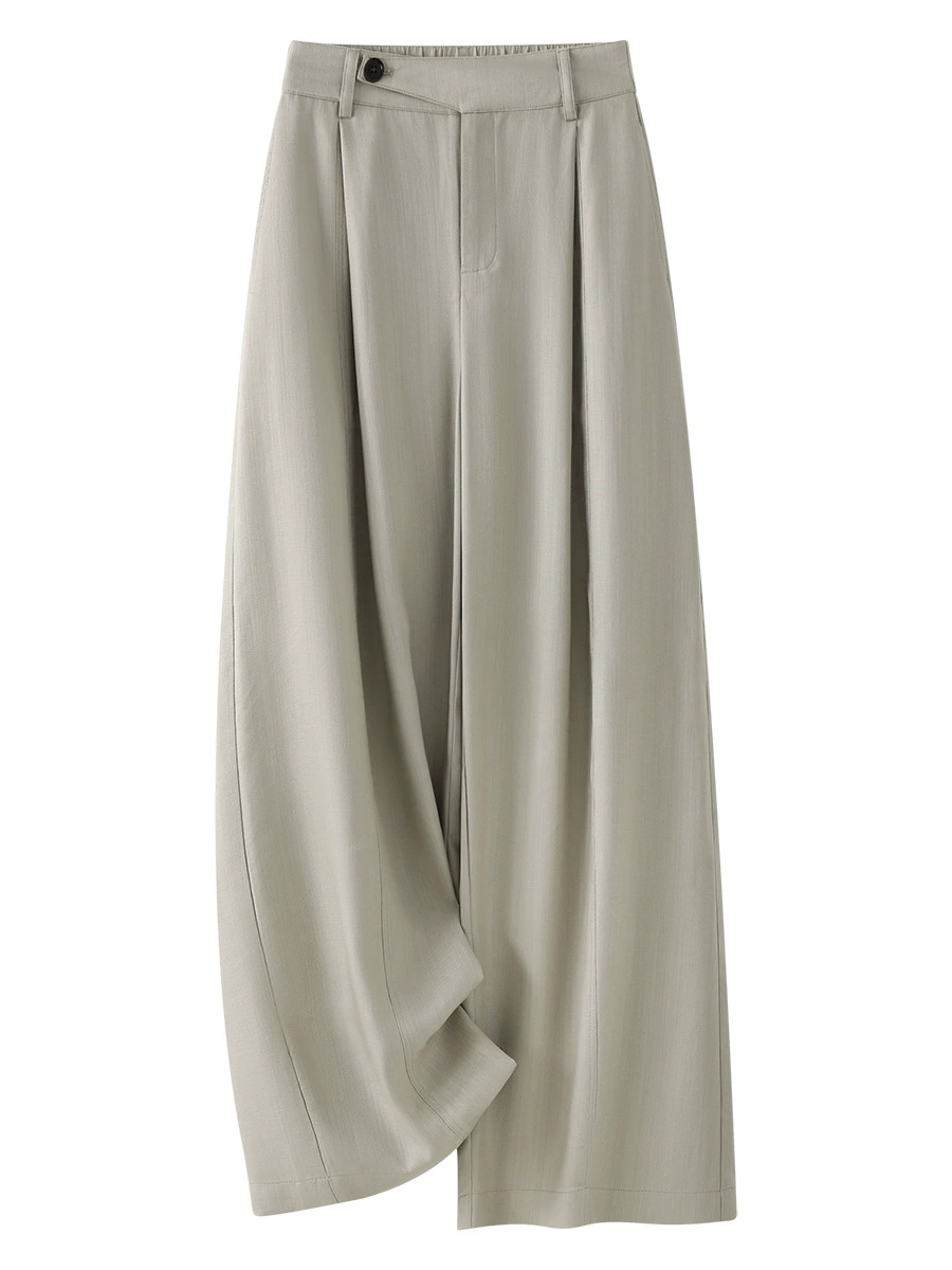 Linen-Tencel Straight Pants - Image 2