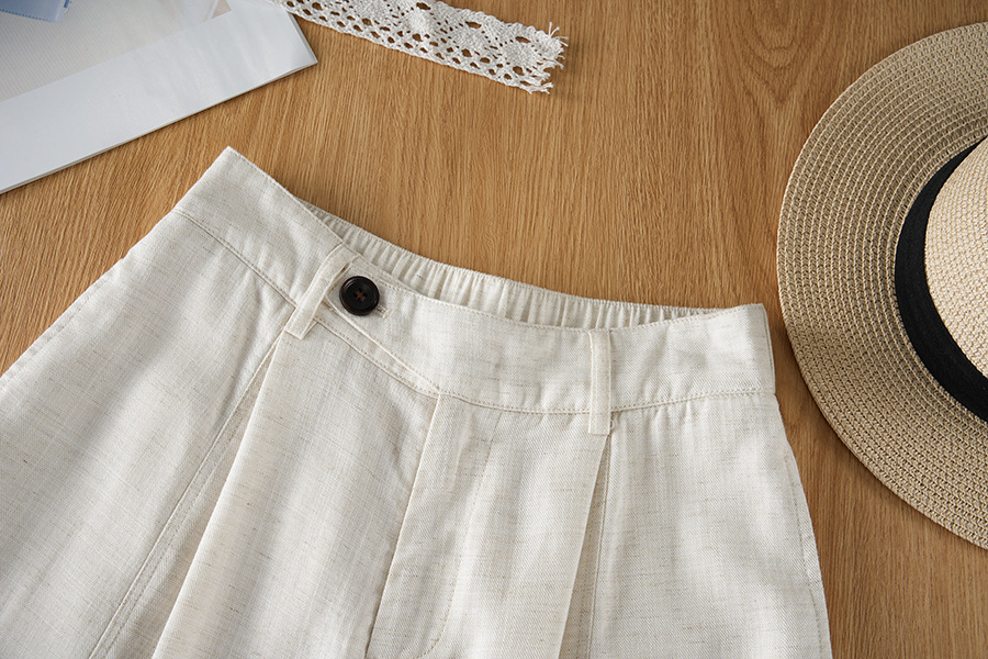 Linen-Tencel Straight Pants - Image 8