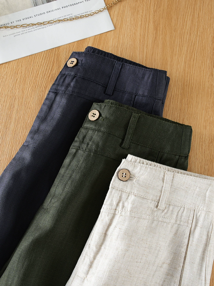 Linen-Tencel Old-Money Pants - Image 4