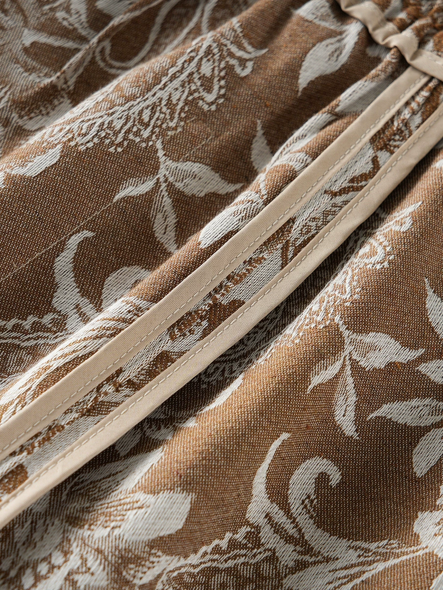 Jacquard Wide-Leg Pants - Image 4