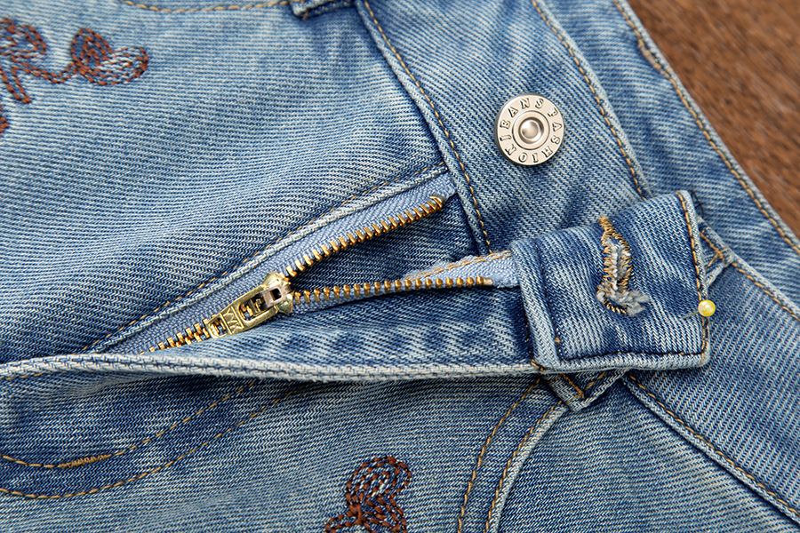 Embroidered Denim Shorts - Image 13