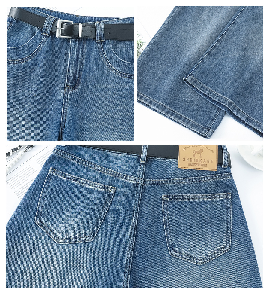 Cropped Straight-Leg Jeans - Image 3