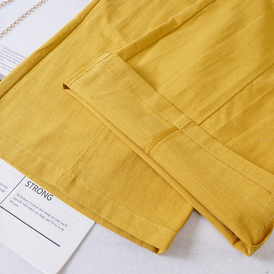 Shimmer Wide Leg Casual Pants - Image 13