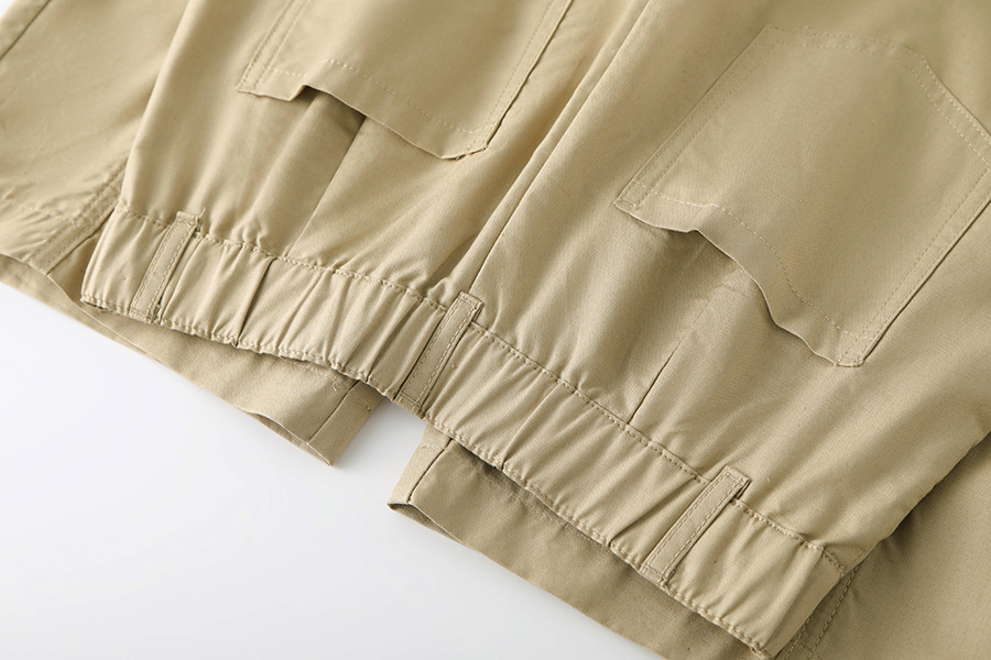 Wide leg casual trousers with tencel worsted cotton (1 Pc Welcome / Low MOQ) - Image 12