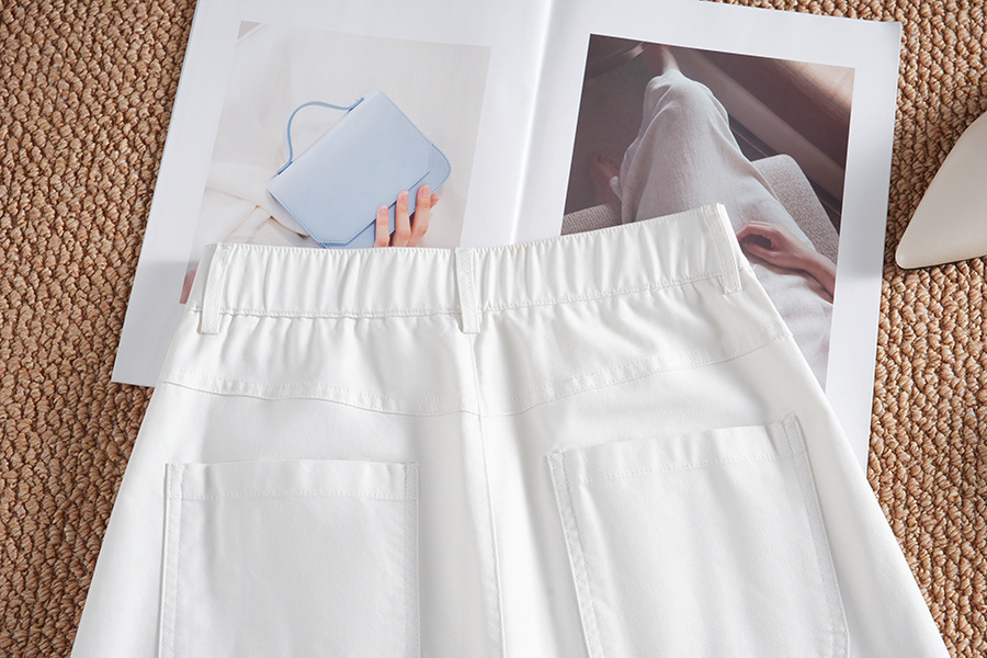 Tencel Cotton Petite Ninth Wide Leg Casual Pants (Ready to Ship) - Image 18