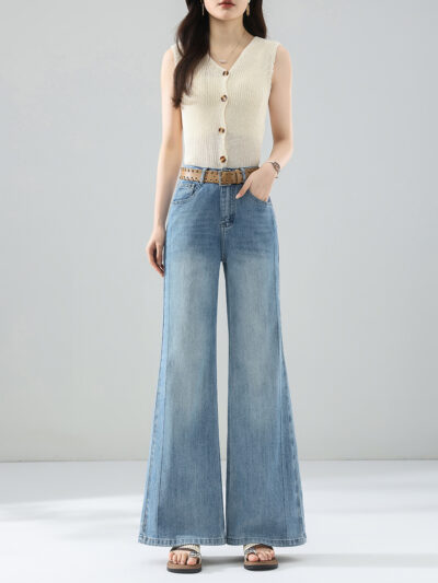 New high waist slim jeans for spring-summer 2026