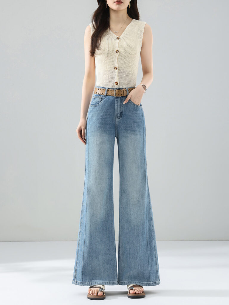 New high waist slim jeans for spring-summer 2026