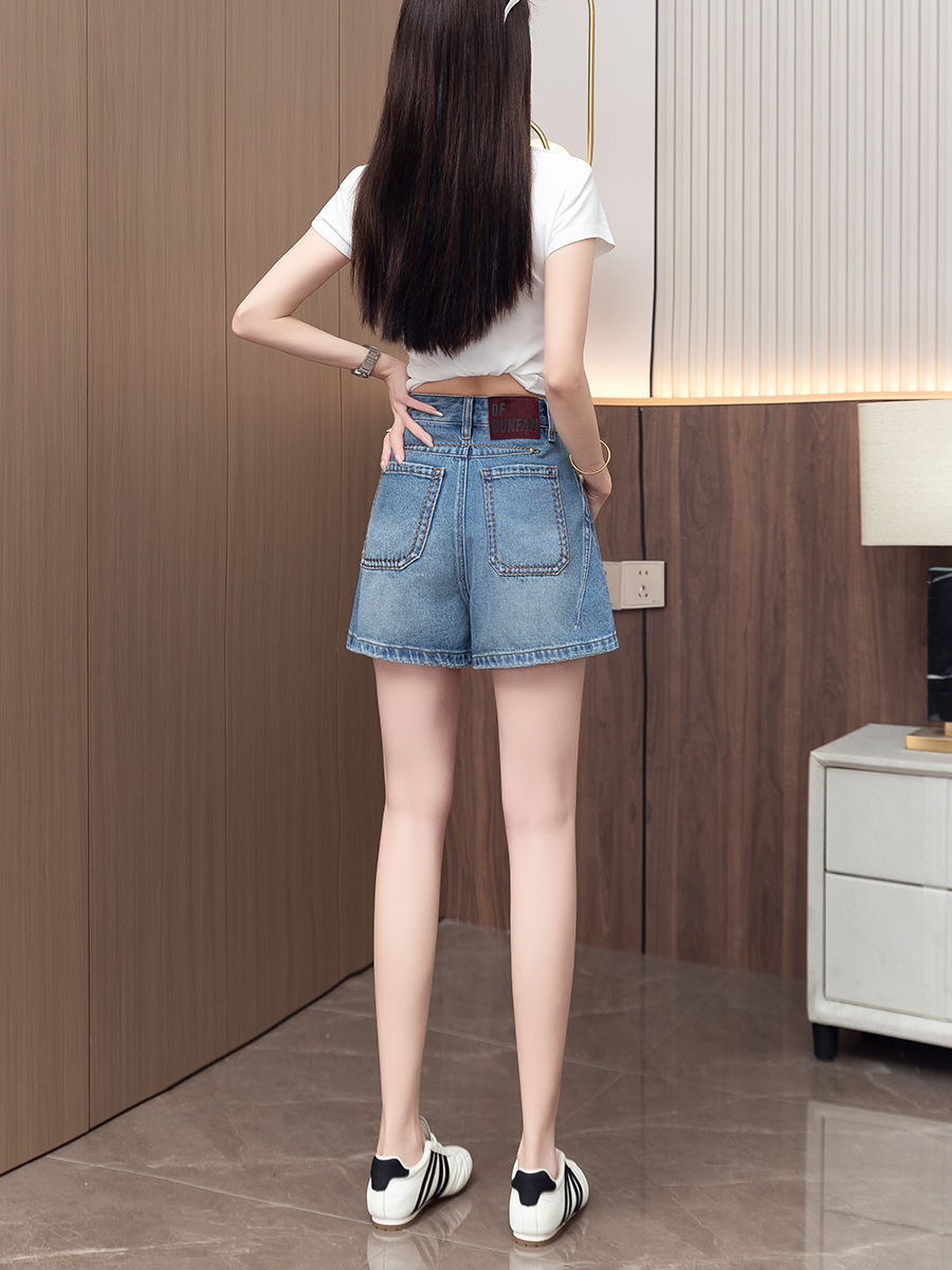 Denim shorts