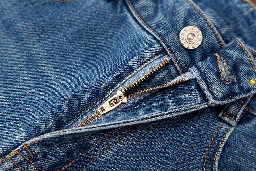 Designer embroidered jeans, high waist, slim straight (Factory Direct Price) - Image 8