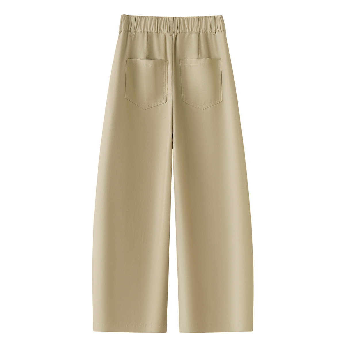 Wide leg casual trousers with tencel worsted cotton (1 Pc Welcome / Low MOQ) - Image 5