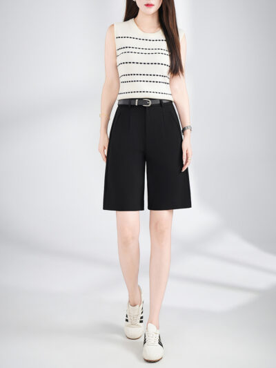 Simple commuter style breathable Tencel acetate wool (Ready to Ship)