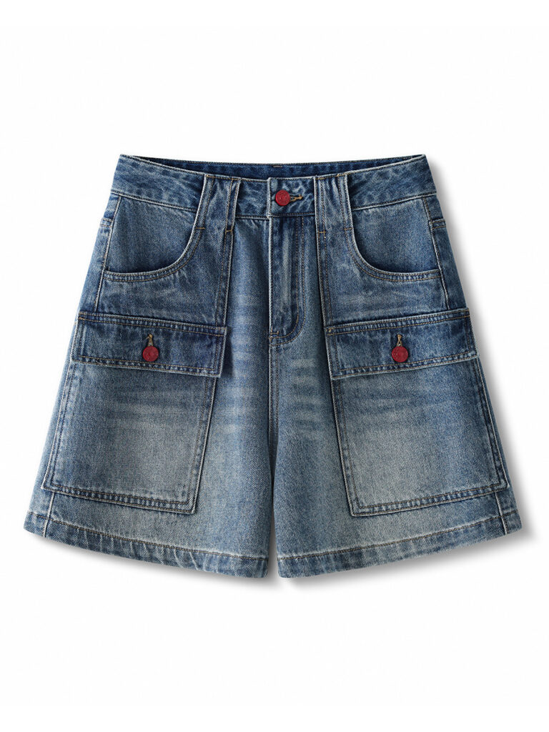 High Waist Loose Wash Women's Wide Leg Denim Pants