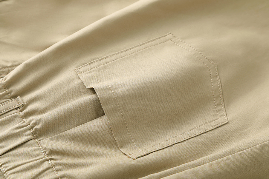 Wide leg casual trousers with tencel worsted cotton (1 Pc Welcome / Low MOQ) - Image 13