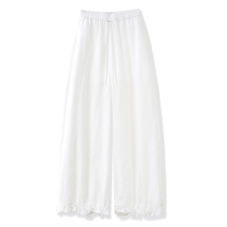 2026 Summer New Tencel Linen Cropped Pants Flower (Factory Direct Price) - Image 9