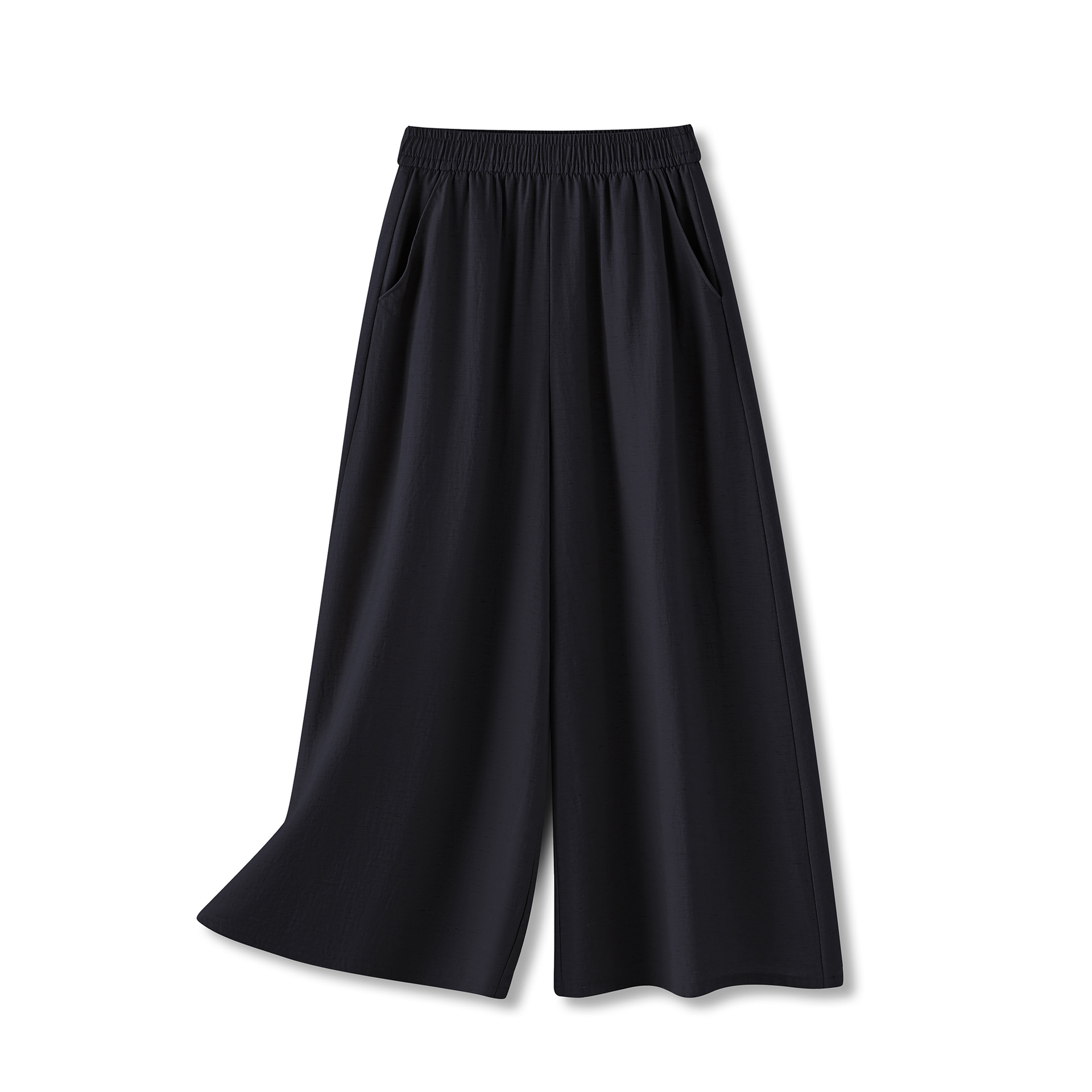 Ice silk linen elastic waist straight casual pants new (Ready to Ship) - Image 10