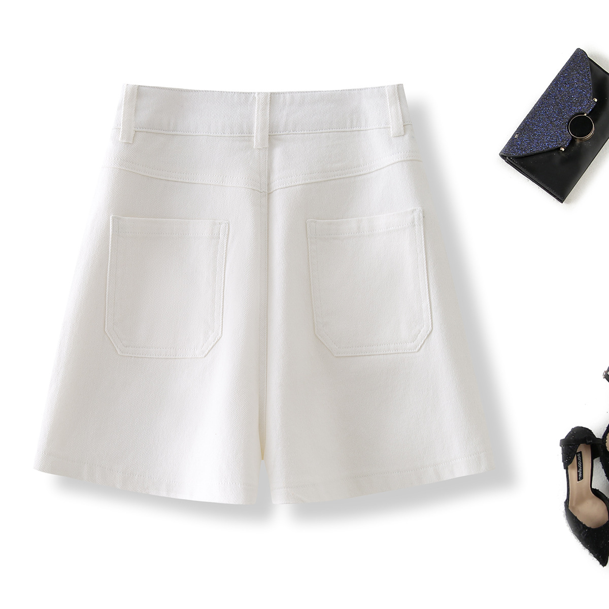 Worsted cotton shorts