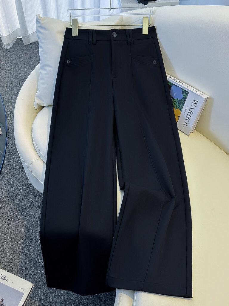 Women’s High-Waisted Wrinkle-Free Straight Dress Pants (1 Pc Welcome / Low MOQ)
