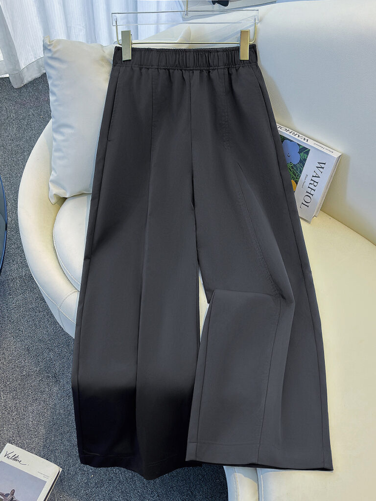 Women’s High-Rise Cropped Barrel Wide-Leg Casual Pants (Factory Direct Price)